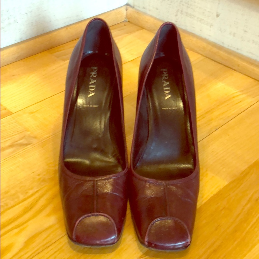 PRADA PUMP 3” Block Heel